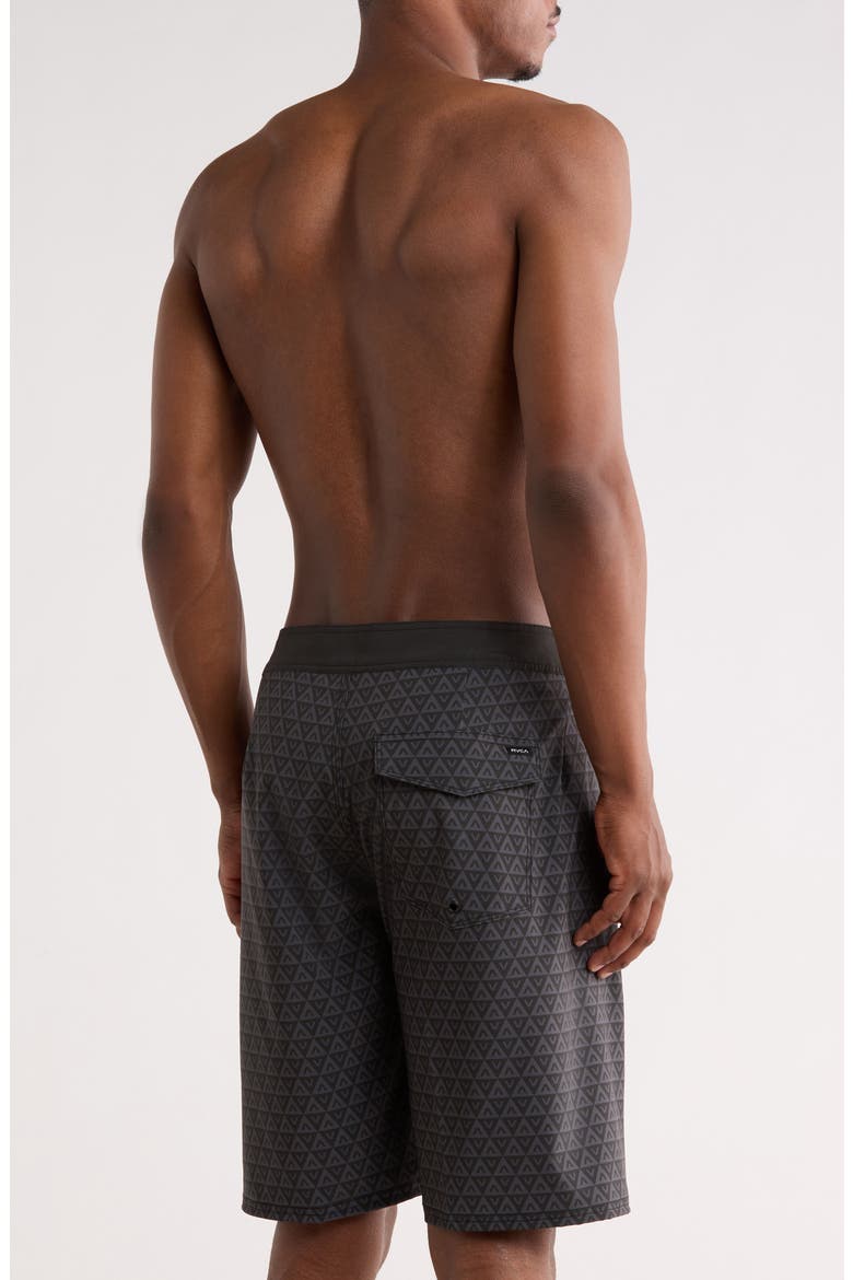 Barron Snake Swim Trunks, Alternate, color, BLACK