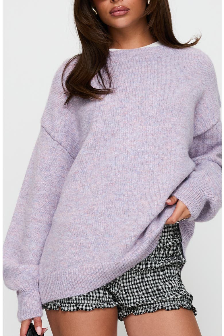 Ryanna Crewneck Sweater, Main, color, LILAC