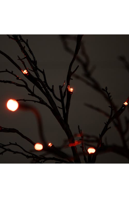 Nearly Natural 5ft Prelit Halloween Deluxe Twig Tree In Black