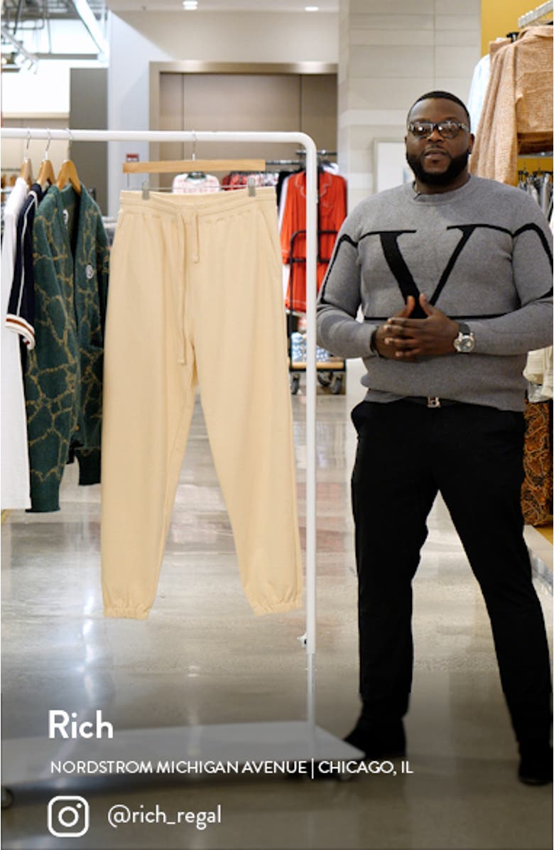 Small Arch Logo Patch Joggers, sales video thumbnail