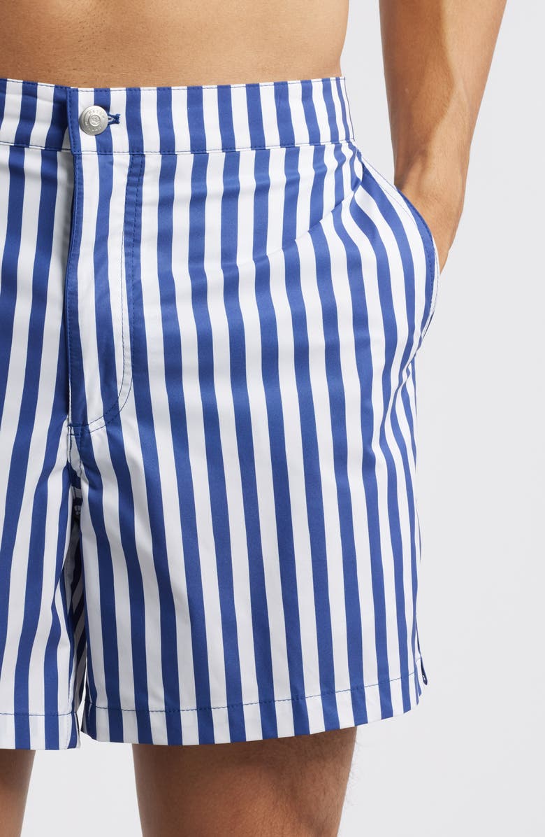 Peter Millar Crown Craft Swim Trunks, Alternate, color, Ocean Blue