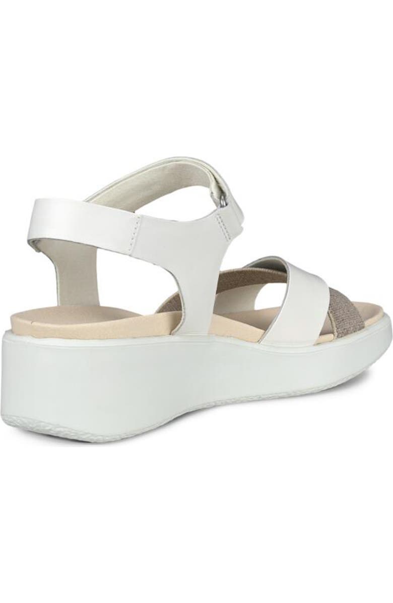 ECCO Flowt Water Resistant Wedge Sandal, Alternate, color,