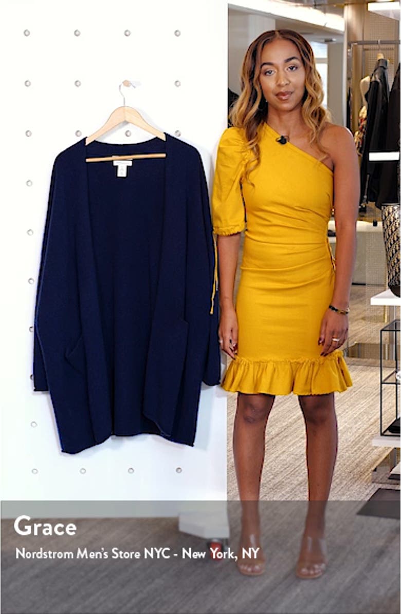 Brushed Cashmere Cardigan, sales video thumbnail