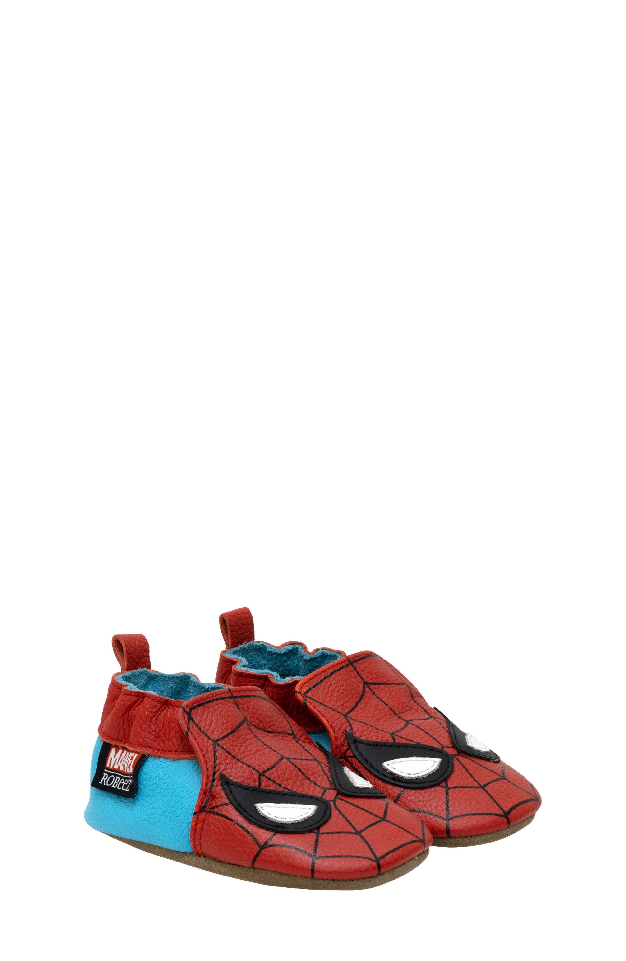 Robeez<sup>®</sup> Spider-Man Crib Shoe, Main, color, 