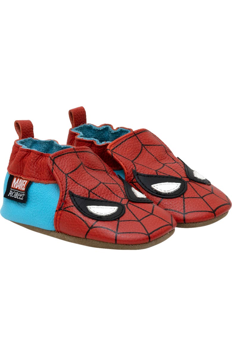 Robeez<sup>®</sup> Spider-Man Crib Shoe, Main, color,