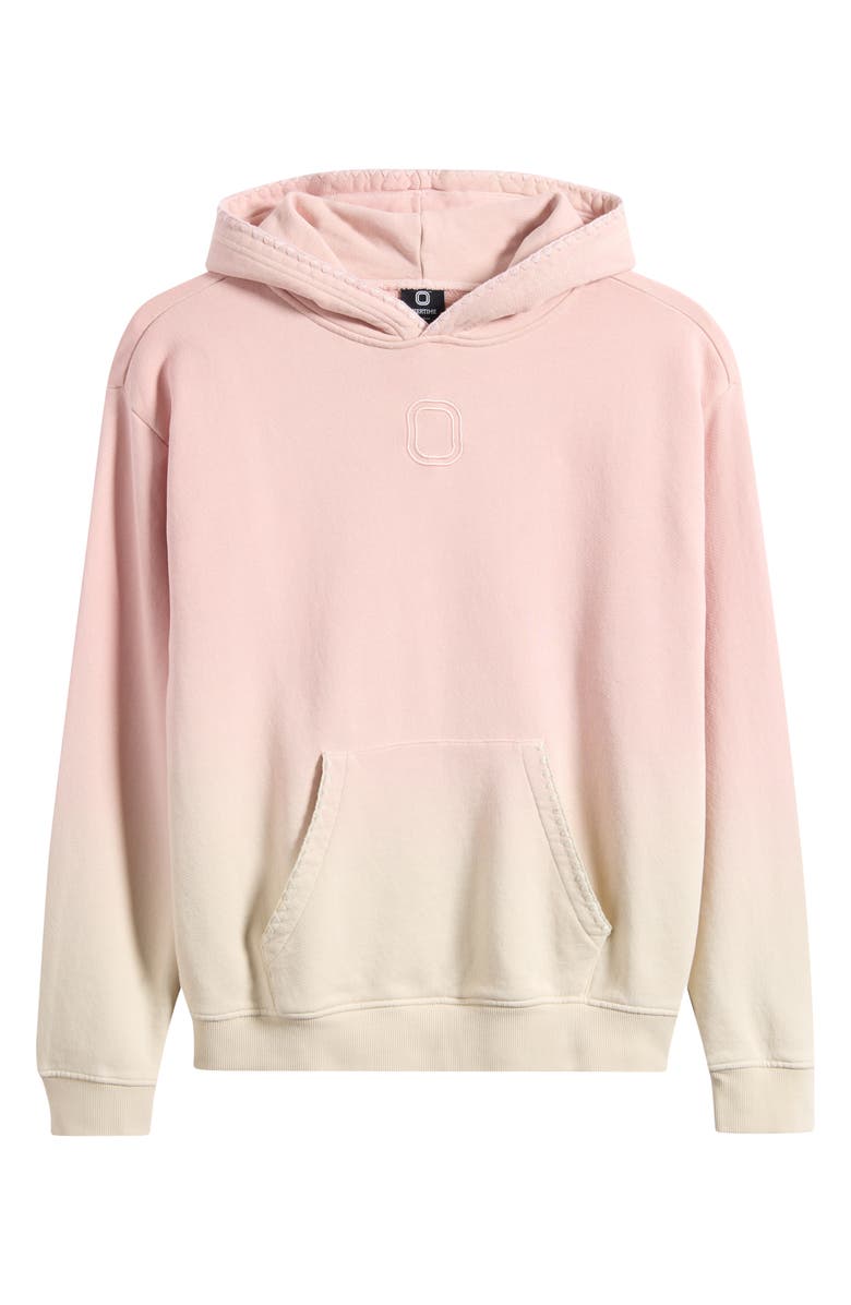 OVERTIME Daybreak Dip Dye Cotton Fleece Hoodie, Alternate, color, Pink