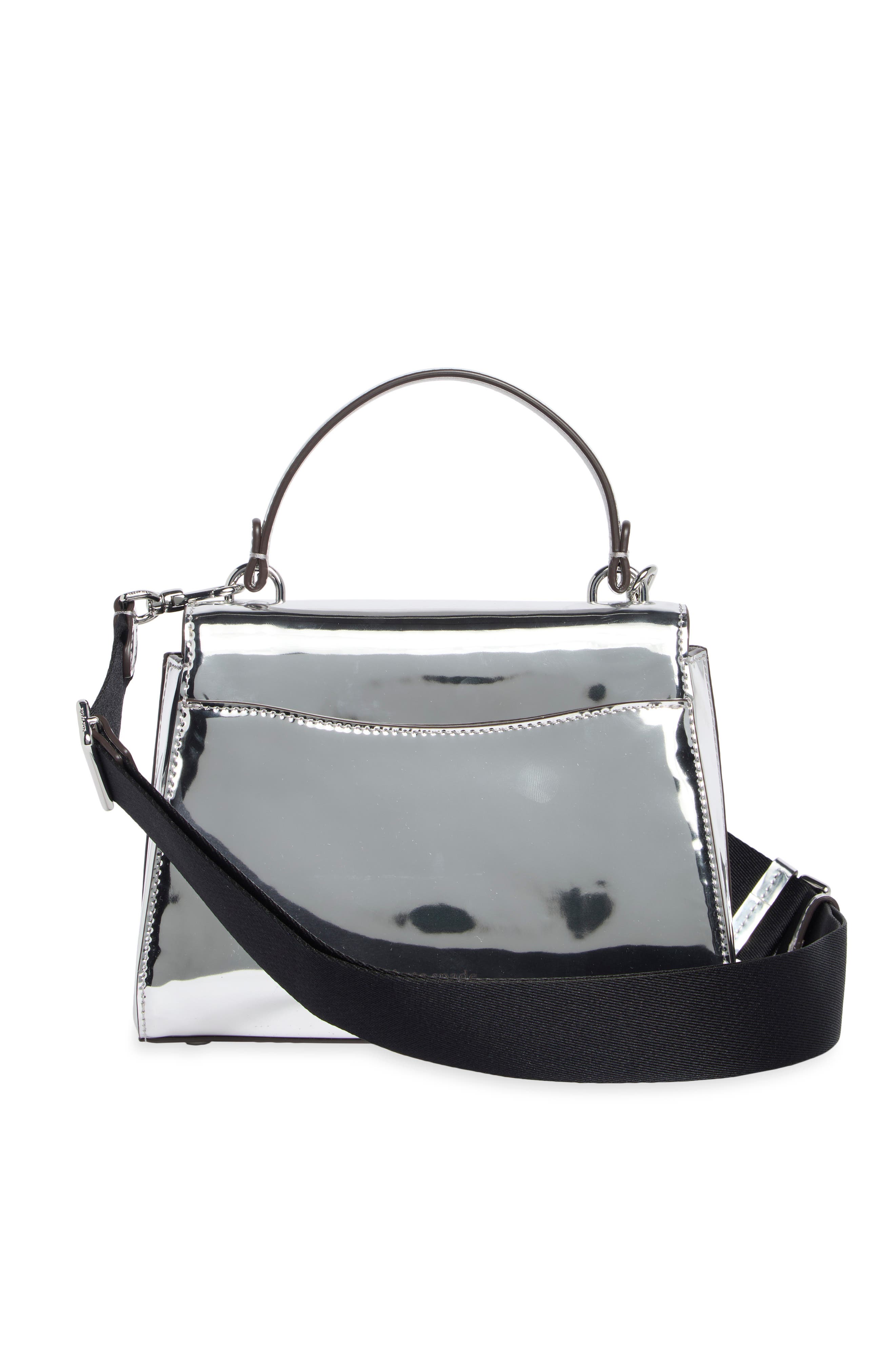 Dakota Satchel Bag, Alternate, color, SILVER