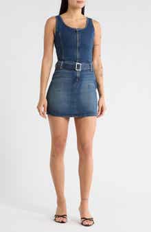 Desigual Belted Denim Minidress