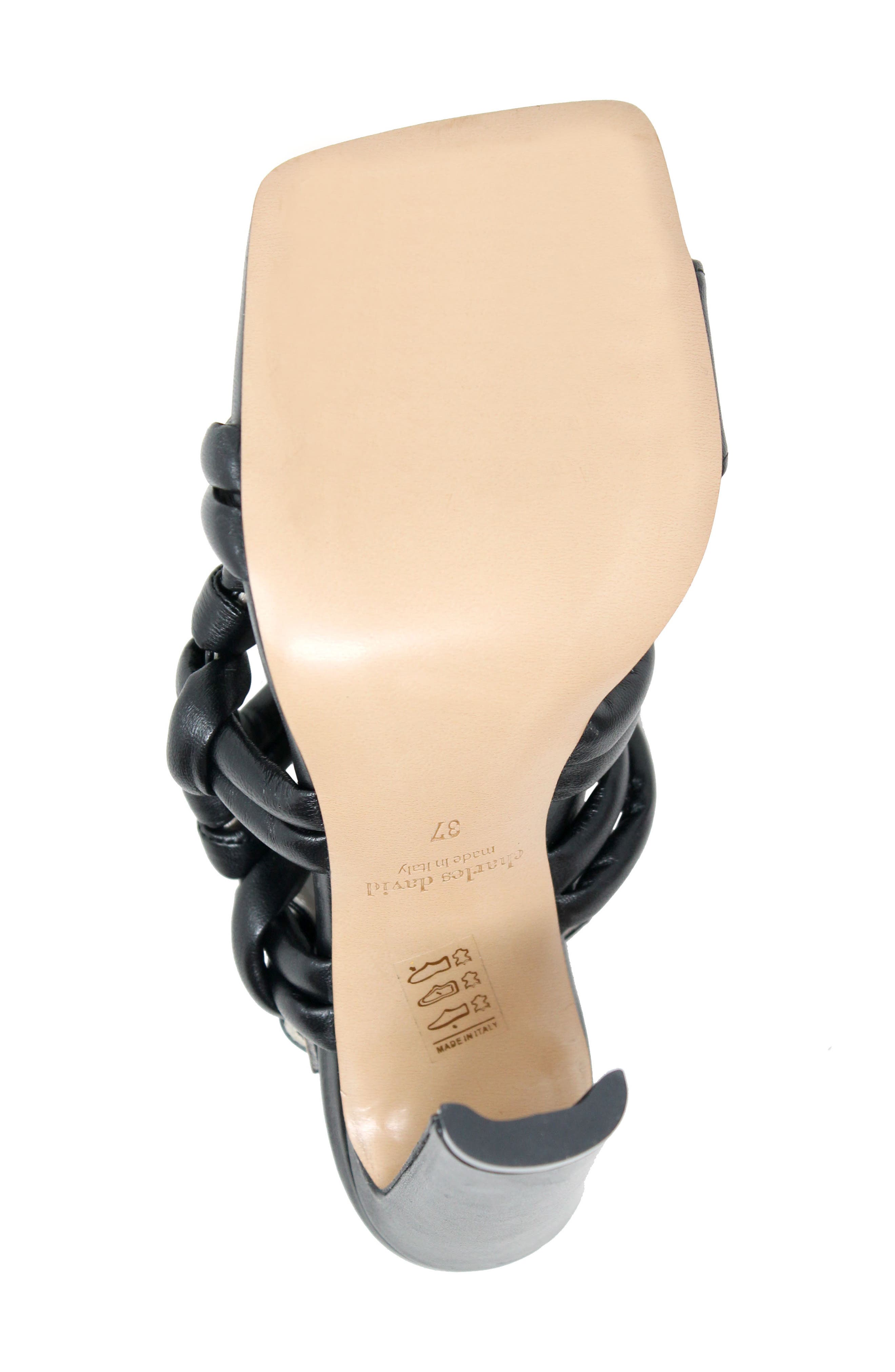 Charles David Lonestar Knotted Sandal, Alternate, color, 