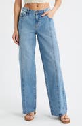 HIDDEN JEANS Seamed Wide Leg Dad Jeans