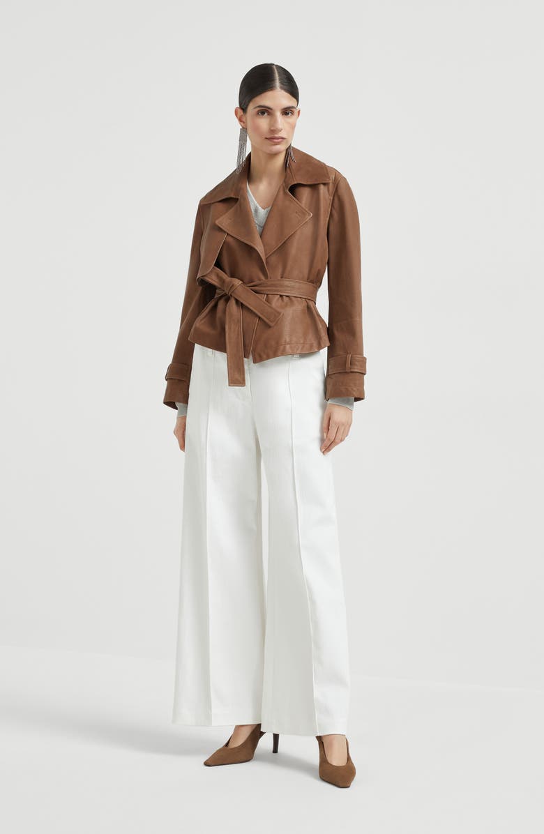 Brunello Cucinelli Vanisé sweater, Alternate, color, Fog