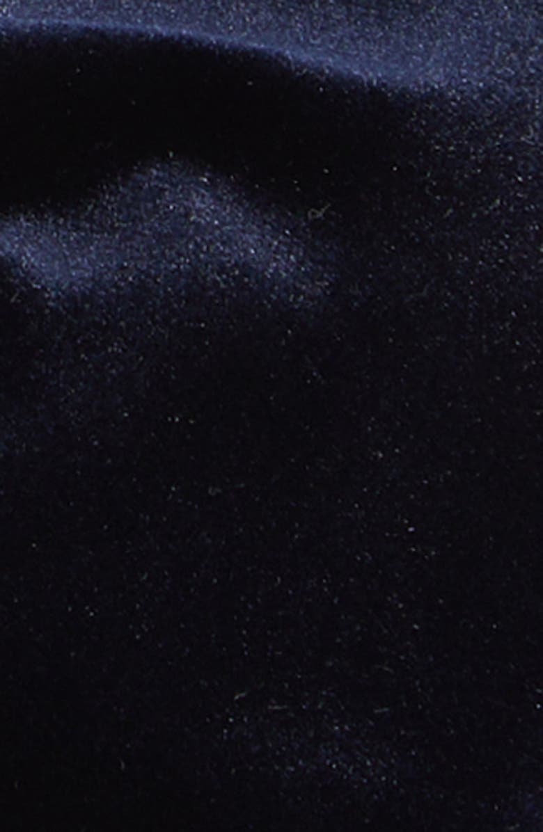 Nordstrom Solid Velvet Bow Tie, Alternate, color, Navy