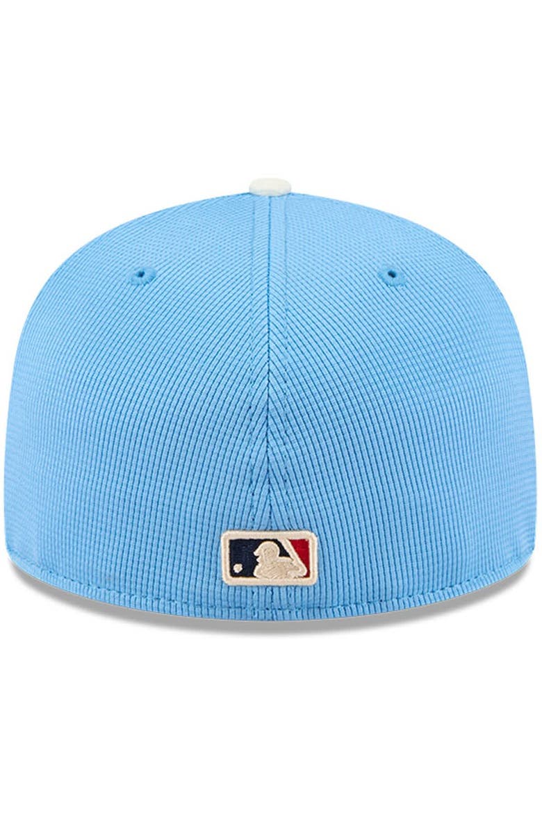 New Era Men's New Era Light Blue Los Angeles Dodgers City Connect Batting Practice 59FIFTY Fitted Hat, Alternate, color, Light Blue