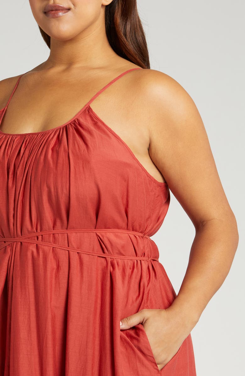 Nordstrom Tie Back Tiered Maxi Dress, Alternate, color,