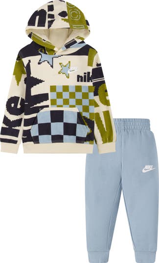 Kids' Club Lifestyle Pullover Hoodie & Joggers Set