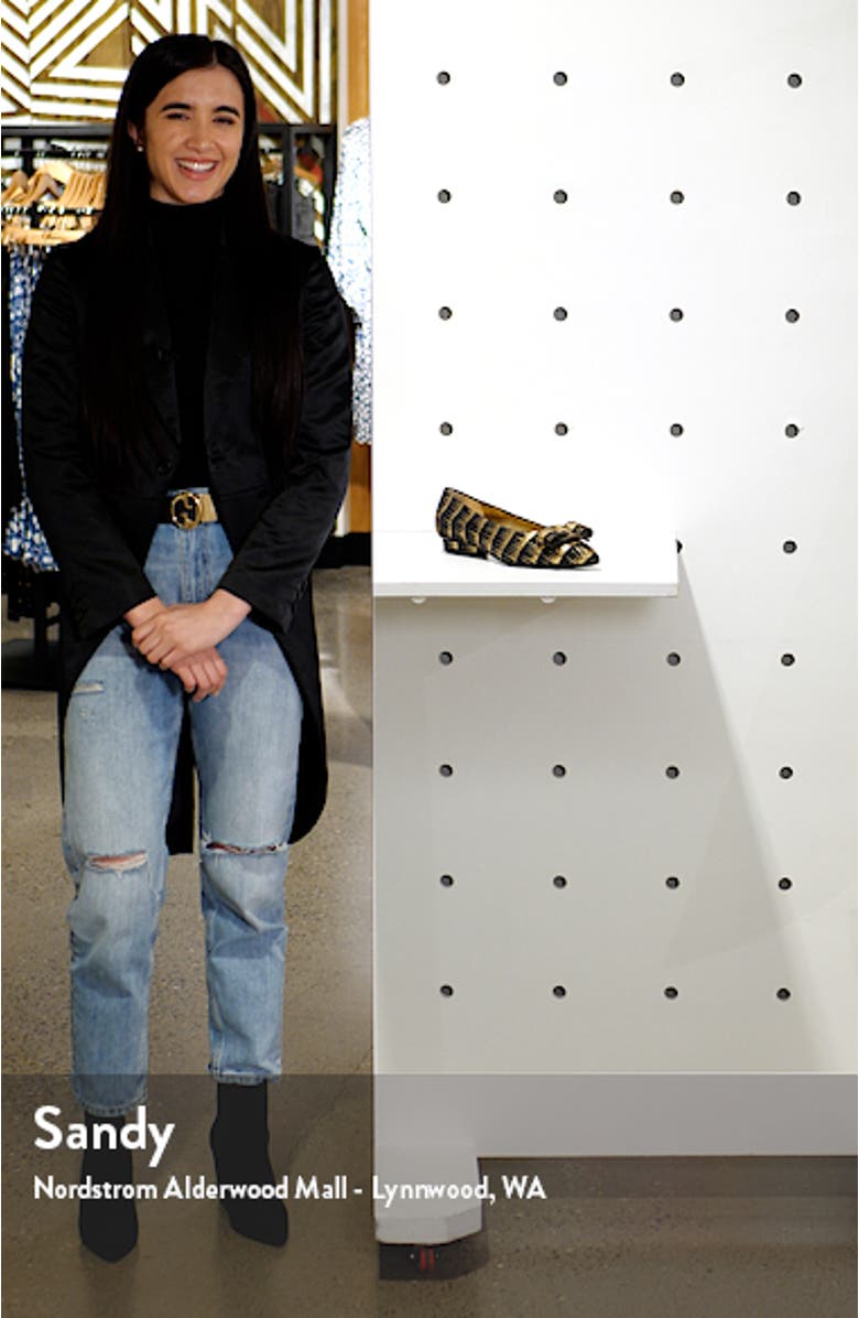 Salvatore Ferragamo Pointed Toe Flat, sales video thumbnail