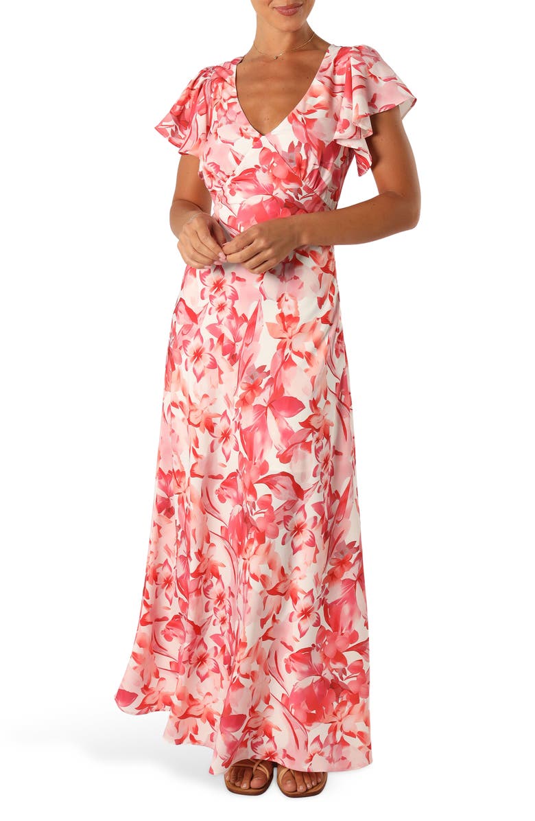 Petal & Pup Ramsey Floral Halter Maxi Dress, Main, color,
