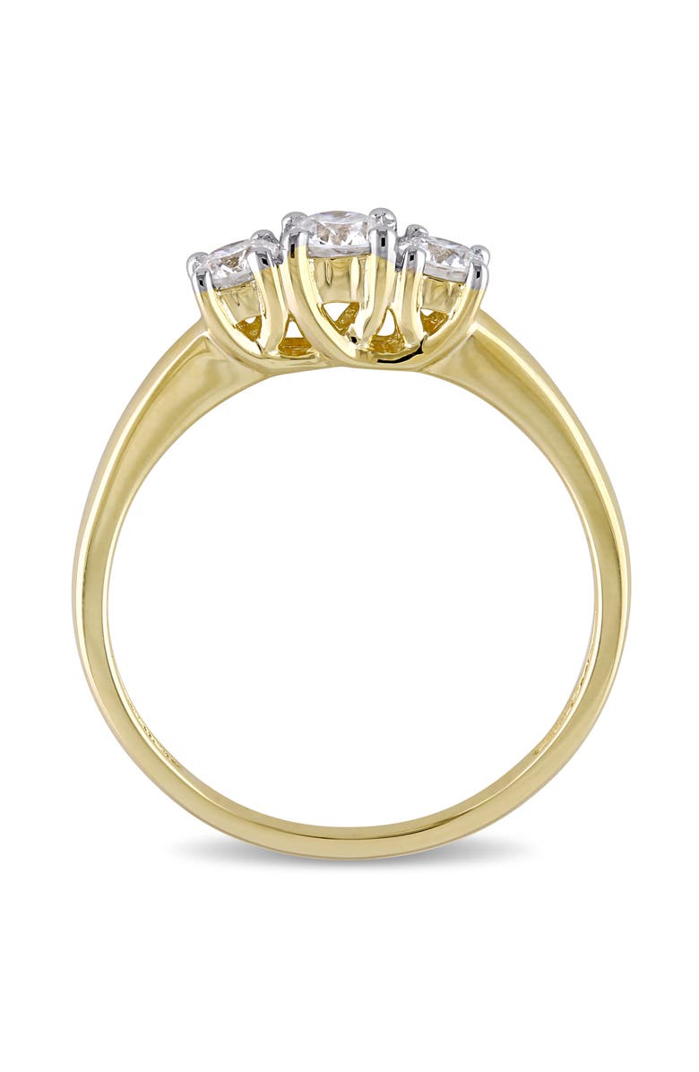 Julianna B. 1/2 CTTW Diamond 3-Stone Ring 14k Gold, Alternate, color,