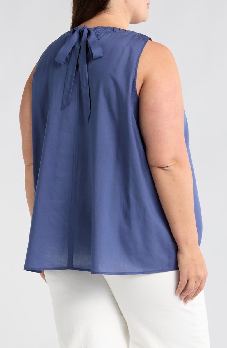 HARSHMAN Ciri Sleeveless Tencel<sup>®</sup> Top, Alternate, color, Rhythm Blue