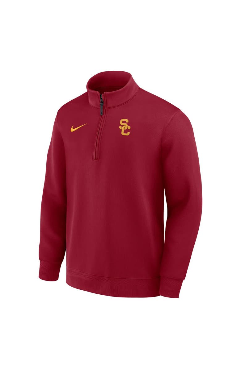 Nike Men's Nike Cardinal USC Trojans 2025 Coaches Premium Dri-FIT Half-Zip Pullover, Alternate, color, Cardinal
