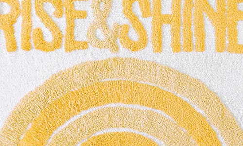 Jessica Simpson Cotton Bath Rug In Yellow