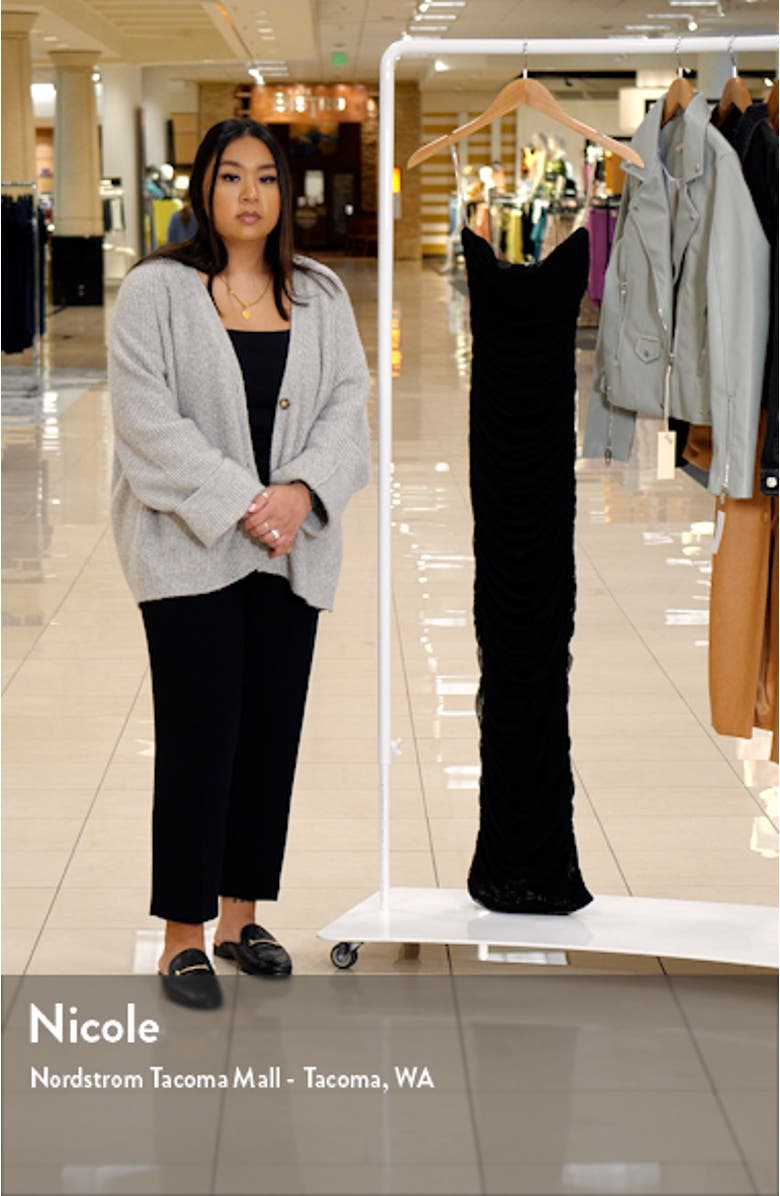 Sofia Strapless Ruched Gown, sales video thumbnail