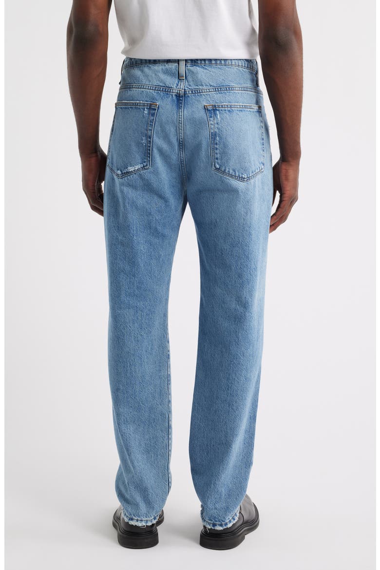 (Bio)Degradable Relaxed Straight Leg Jeans, Alternate, color, GATE RIPS