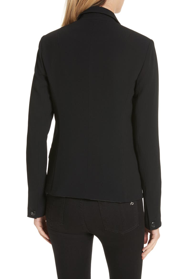 Slade Wool Blazer, Alternate, color, BLK