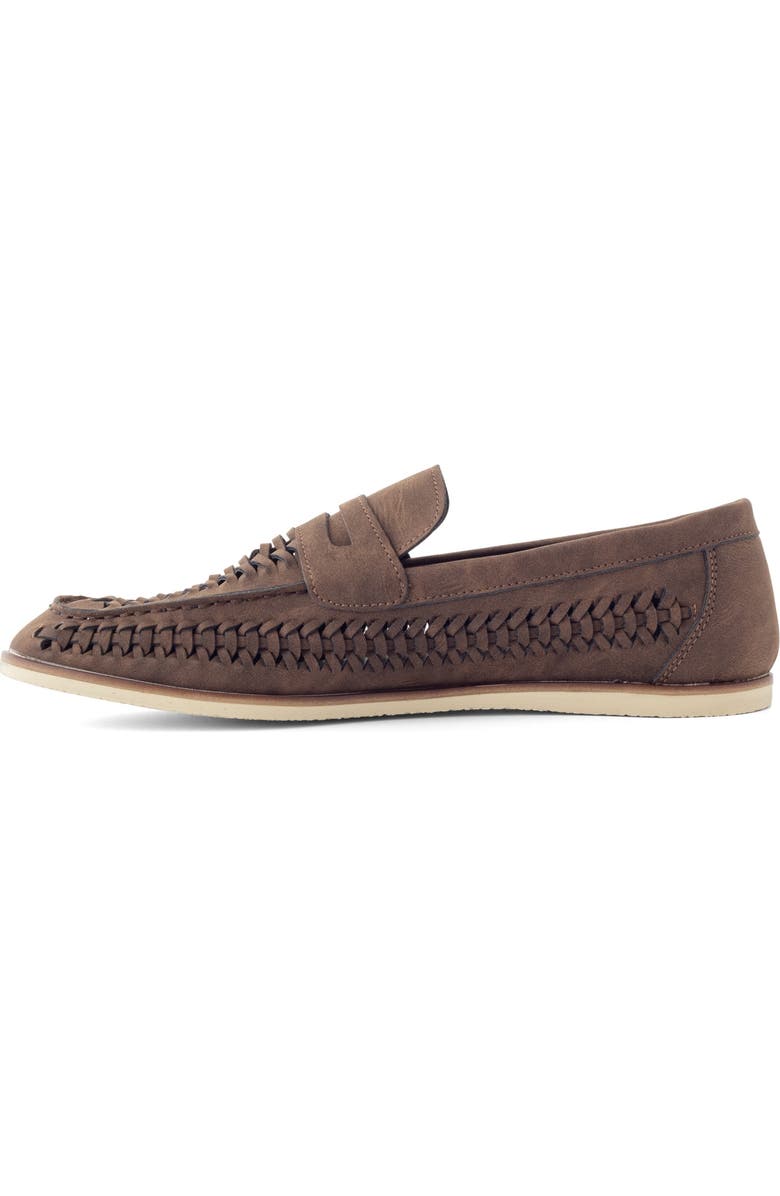 Uncut Sherborne Huarache Shoe, Alternate, color, Chocolate Nubuck Pu