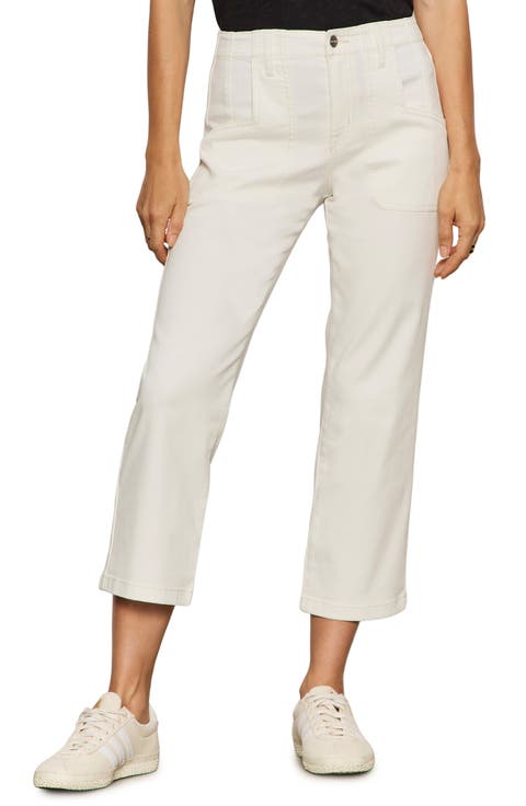 Retreat Mid Rise Crop Straight Leg Utility Pants (Regular & Petite)