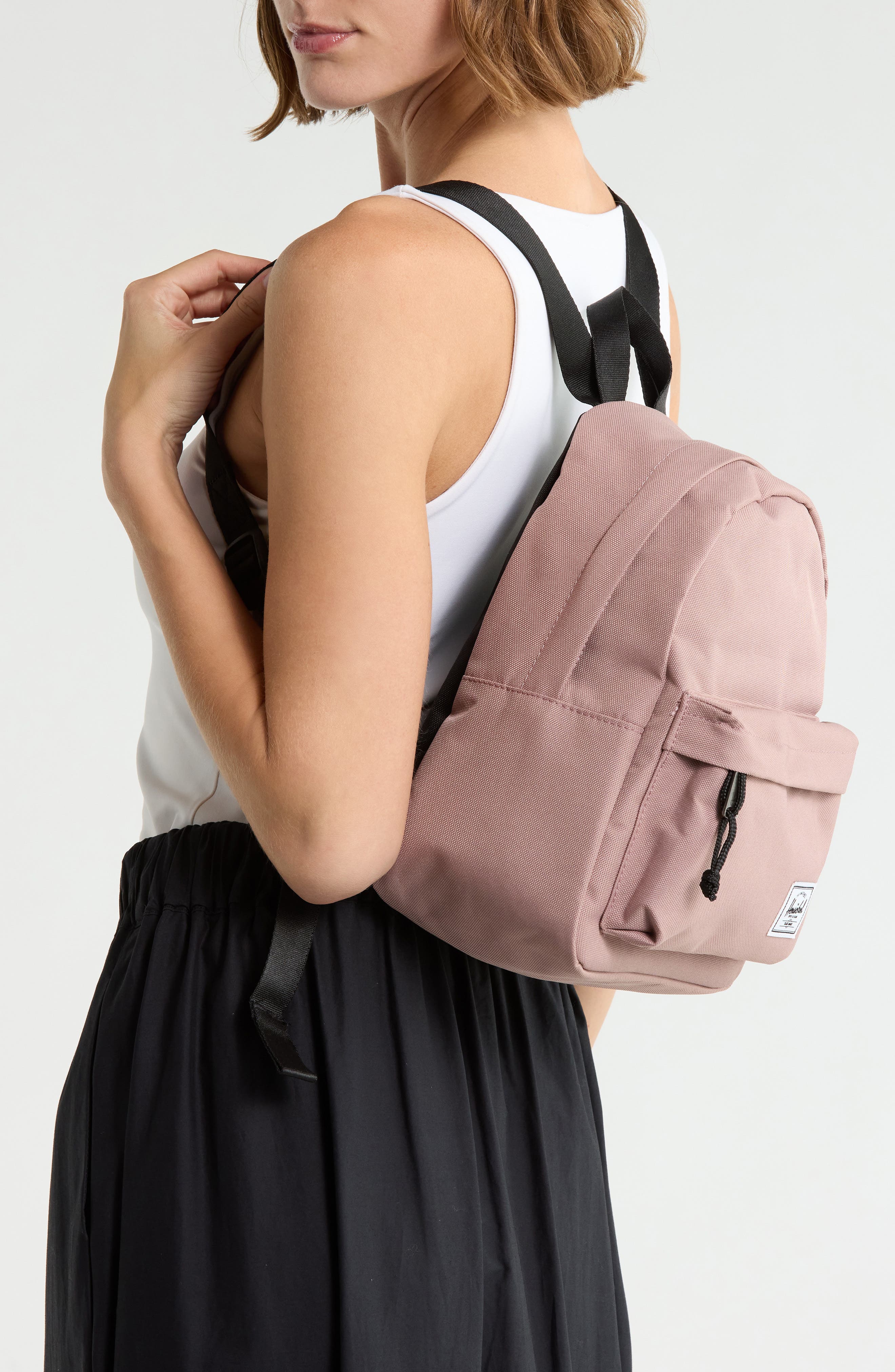 Classic Mini Backpack, Alternate, color, ASH ROSE