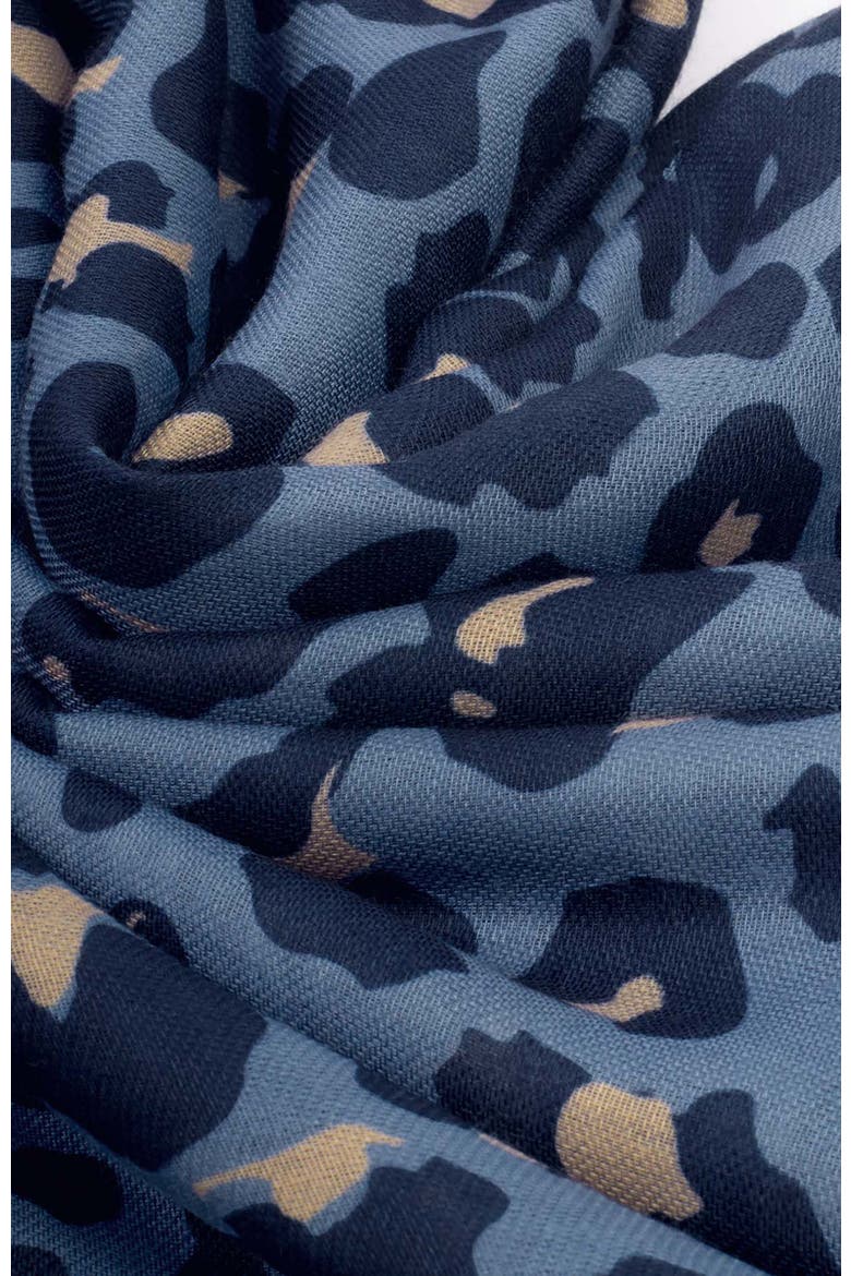 Printed Scarf, Alternate, color, Leopard