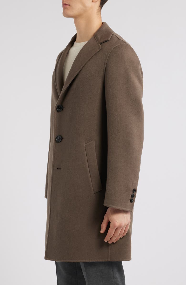 Canali Double Wool & Cashmere Top Coat, Alternate, color, 