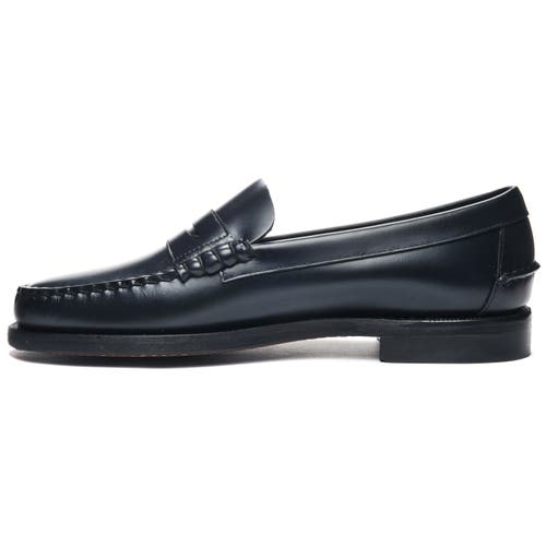Sebago Black Calf Leather Loafers