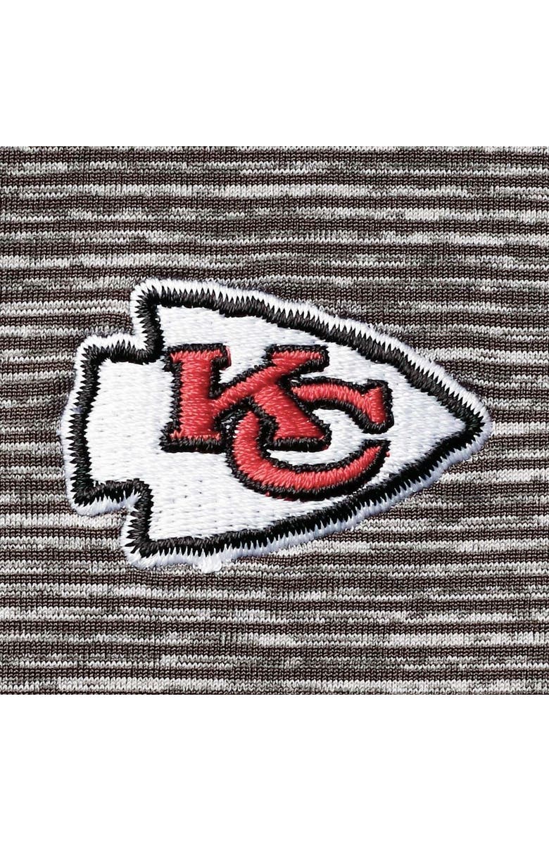 vineyard vines Men's Vineyard Vines Charcoal Kansas City Chiefs Destin Stripe Sankaty Polo, Alternate, color, 