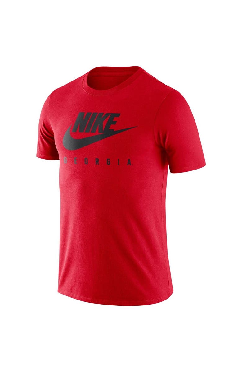 Nike Men's Nike Red Georgia Bulldogs Essential Futura T-Shirt, Alternate, color, 