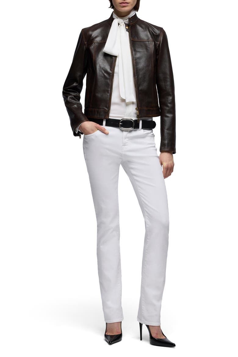 The Slim Skinny Leg Jeans, Alternate, color, PURE WHITE