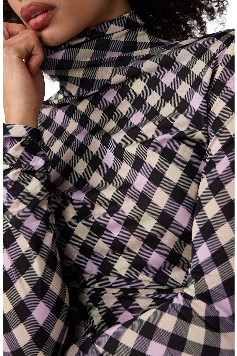 Logan Diamond Pattern Turtleneck, Alternate, color, HIGHLAND