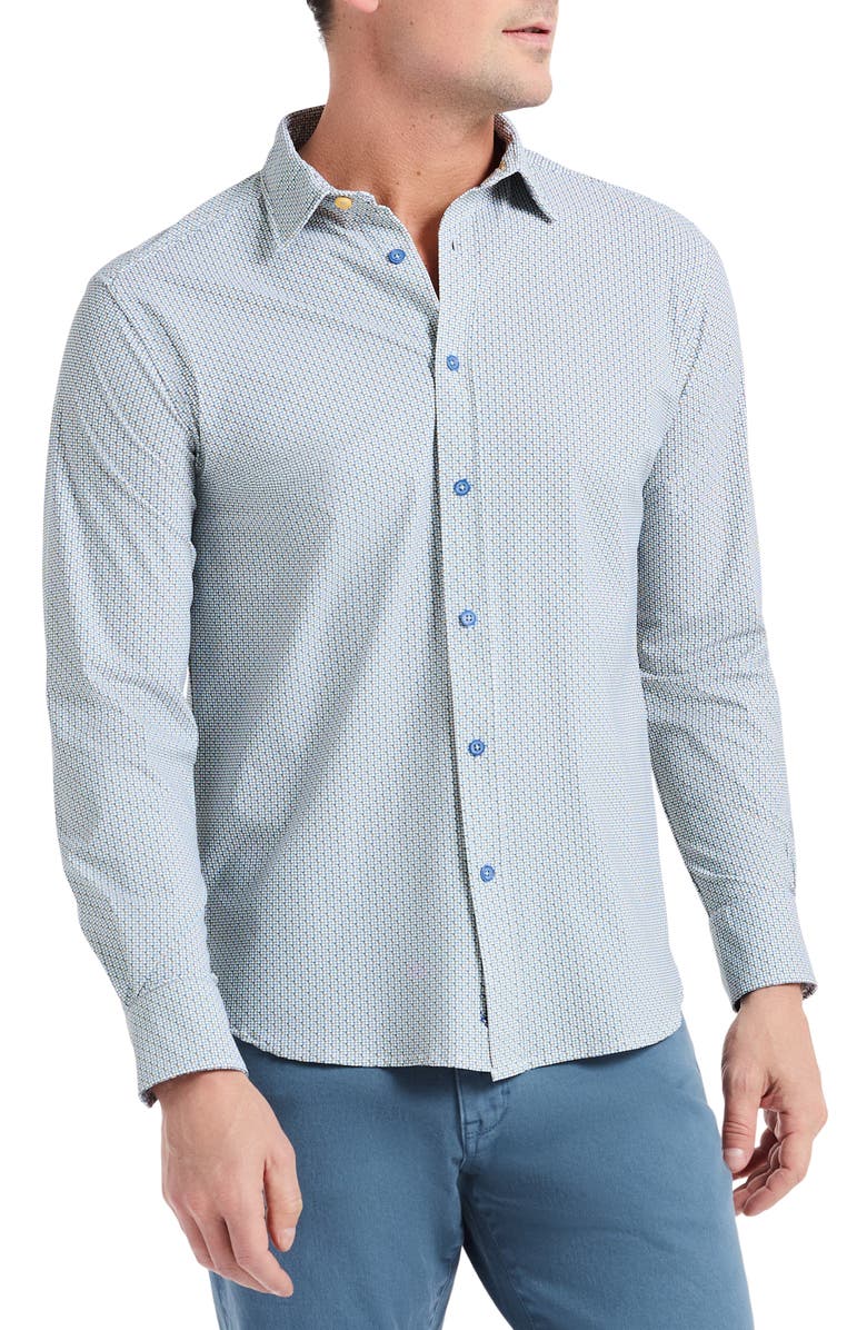 Robert Graham Caveda Stretch Button-Up Shirt, Alternate, color,