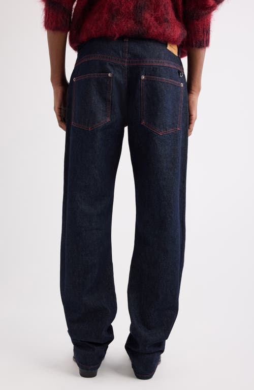 Isabel Marant Jeffrey Relaxed Straight Leg Jeans In Blue