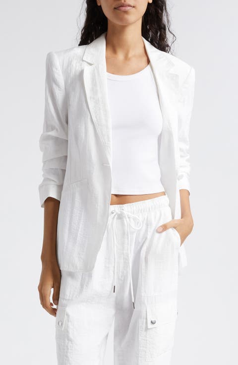 Khloe Tumbled Woven Blazer