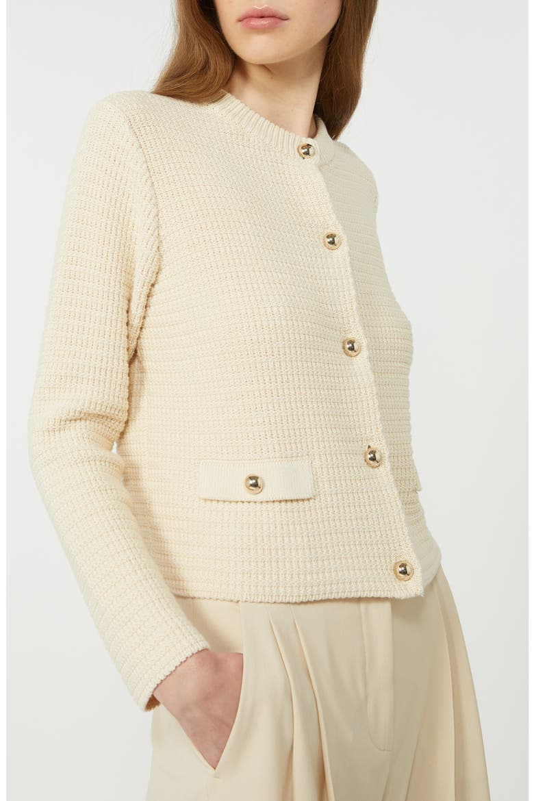 Vodka Alpaca Blend Cardigan, Alternate, color, ECRU