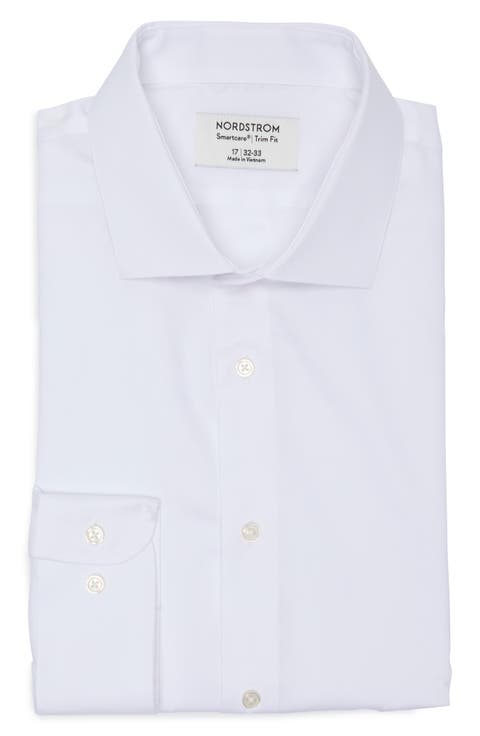 Smartcare™ Trim Fit Solid Dress Shirt