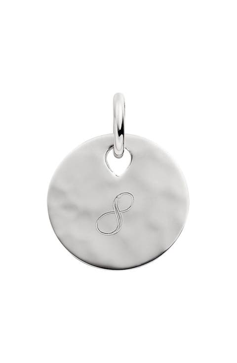 Engravable Hammered Pendant Charm