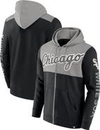 FANATICS Men's Fanatics Branded Black Chicago White Sox Walk Off Fleece Full-Zip Hoodie