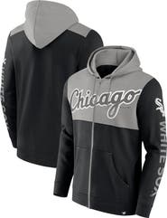 FANATICS Men's Fanatics Branded Black Chicago White Sox Walk Off Fleece Full-Zip Hoodie