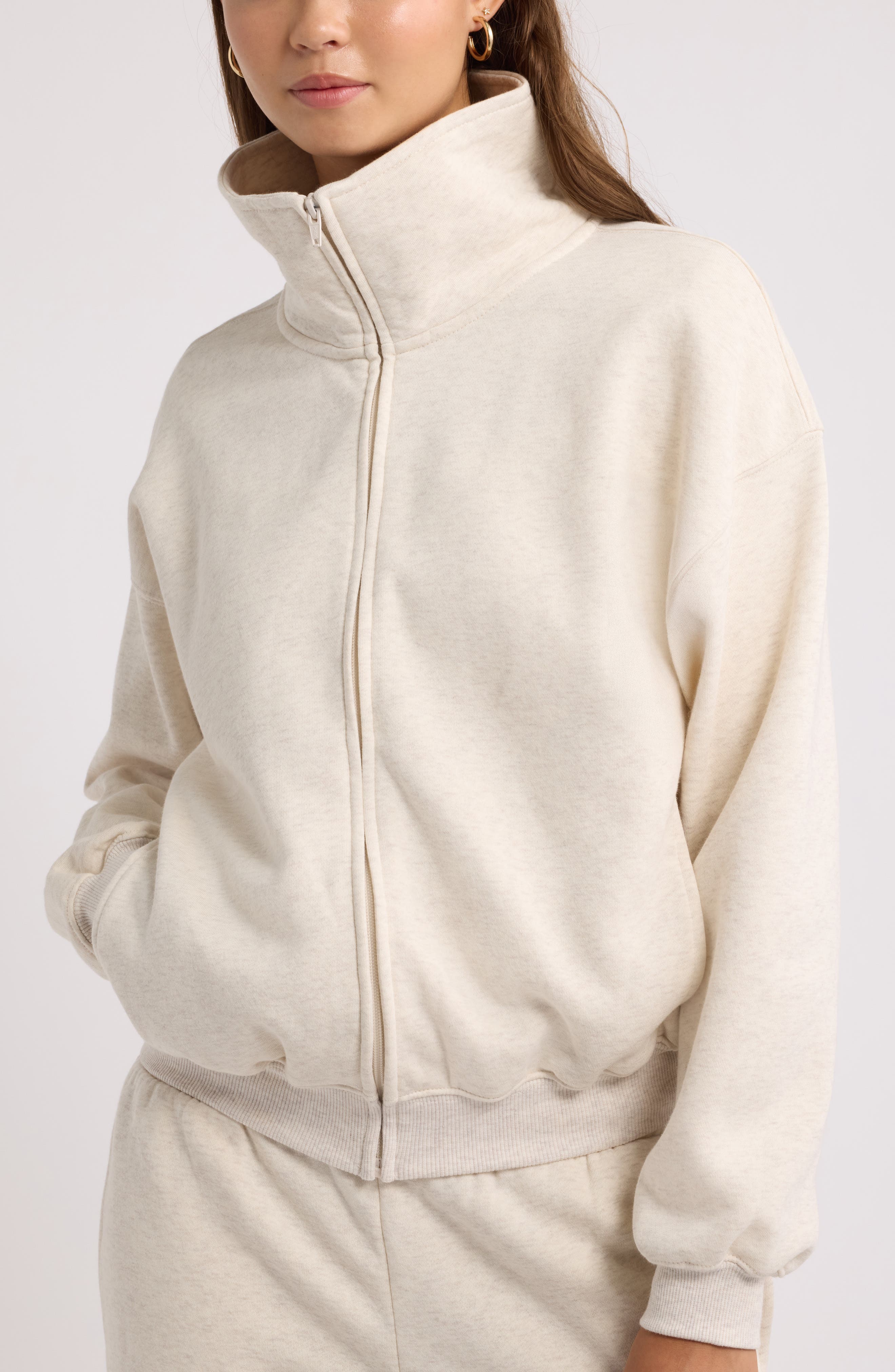 BEIGE OATMEAL LIGHT HEATHER