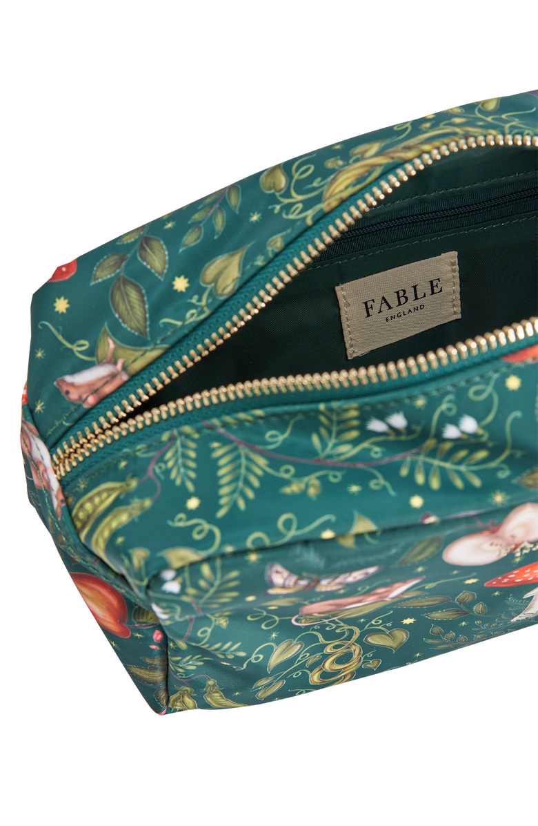 Fable England Into the Woods Travel Pouch, Alternate, color, Green