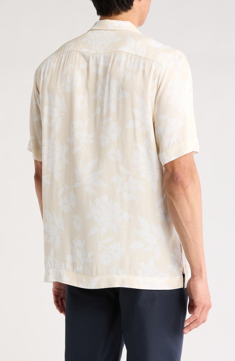 Original Penguin Palm Camp Shirt, Alternate, color, Birch