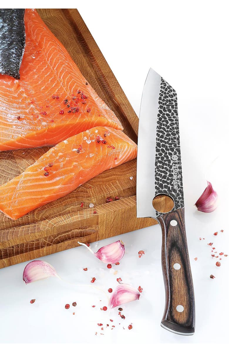 ZASSENHAUS Hunter 12-Inch Chef's Knife with Pakkawood Handle, Alternate, color, Silver